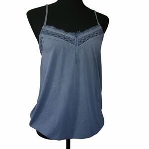 Y2k American Eagle Lace And Bow Bubble Cami Sz M